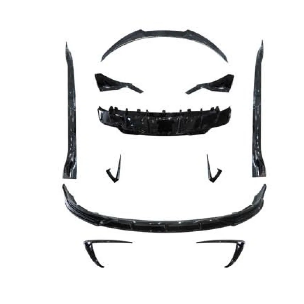 

Suitable for Tesla Type 3 front separator side extension spoiler front lip rear diffuser Type 3 Fast aviation kit