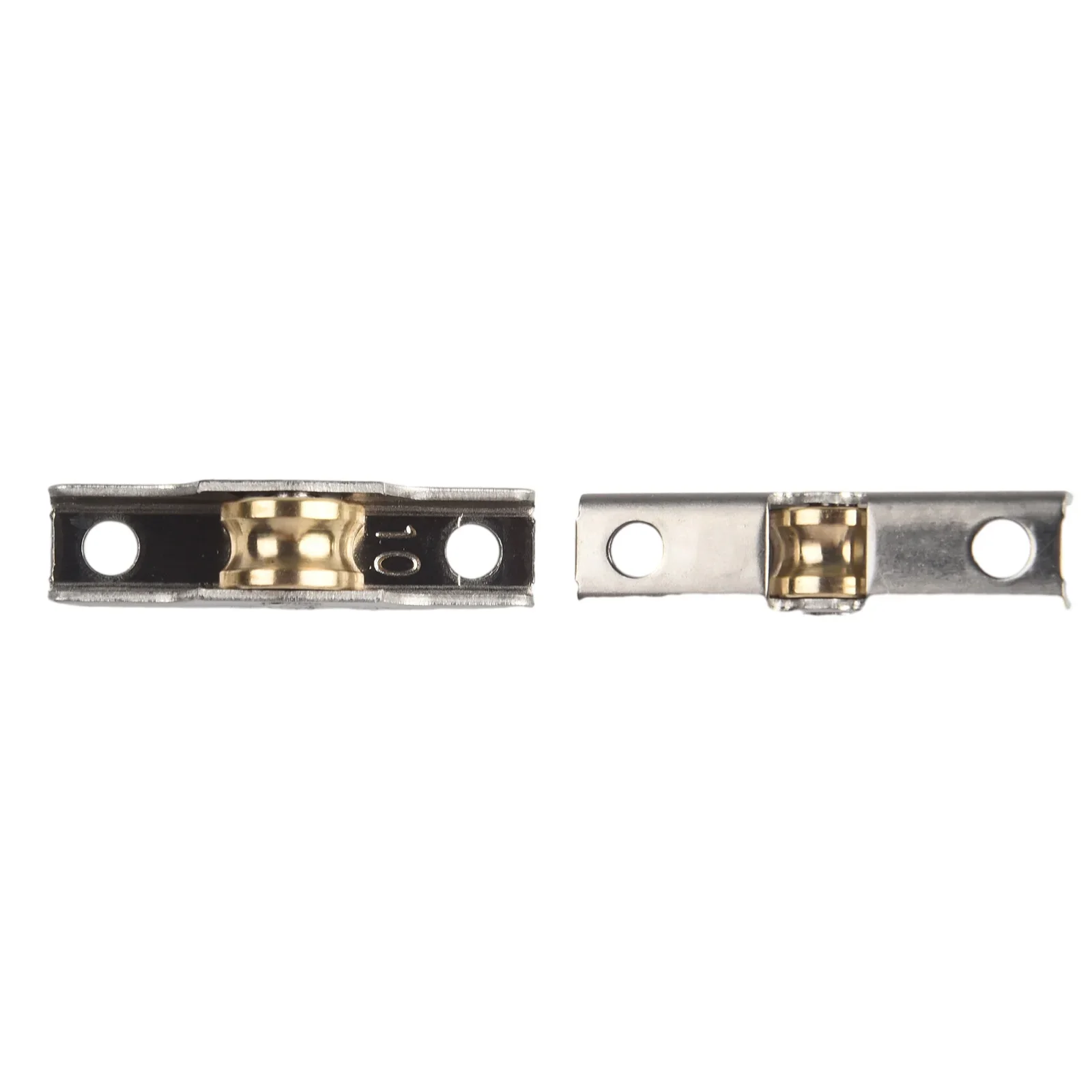 Pulegge a fascia in acciaio inossidabile con ruota piatta con ruota scanalata-Set di rulli durevoli per accessori Hardware per mobili e altro