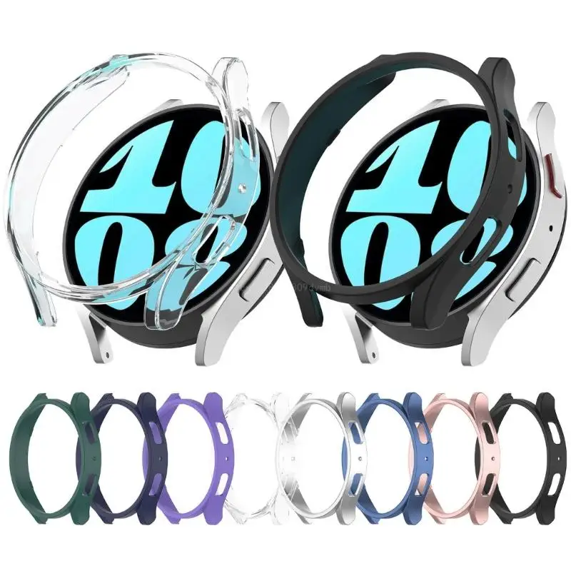 Case for Watch 6 40mm/44mm Smartwatch PC Case Shockproof Cover All-Around Protective Bumper Shells