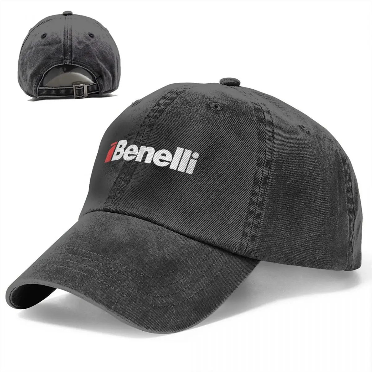 Benelli Firearm Shooter Skullies Baseball Cap Vintage Distressed Cotton Headwear for Men Women Outdoor Workouts Adjustable Cap