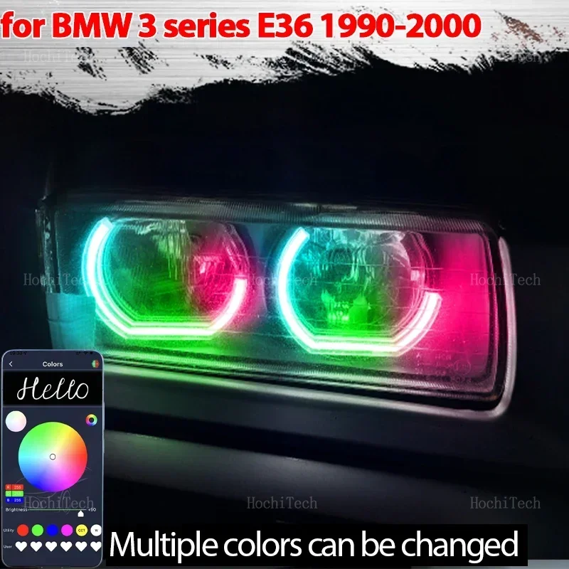 

Flowing DRL LED Angel Eyes Bulb Ring with turn signal For BMW 3 Series E36 1990-2000 316i 318i 318is 320i 323i 325i 328i