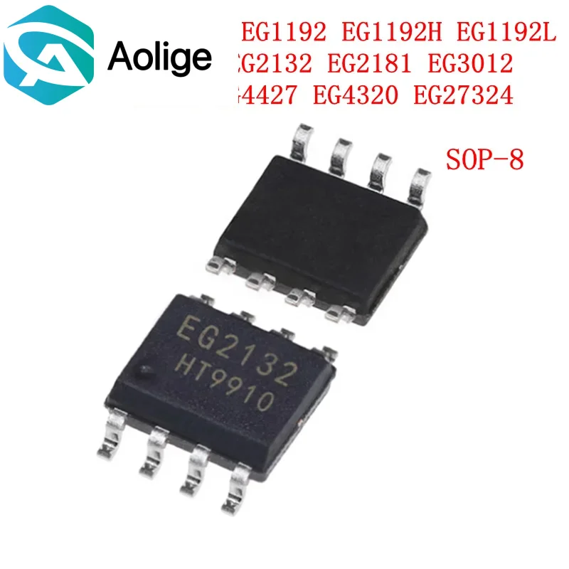 10PCS EG1000A EG1192 EG1192H EG1192L  EG1252 EG2132 EG2181 EG3012  EG393 EG4427 EG4320 EG27324 SOP-8 New IC In Stock