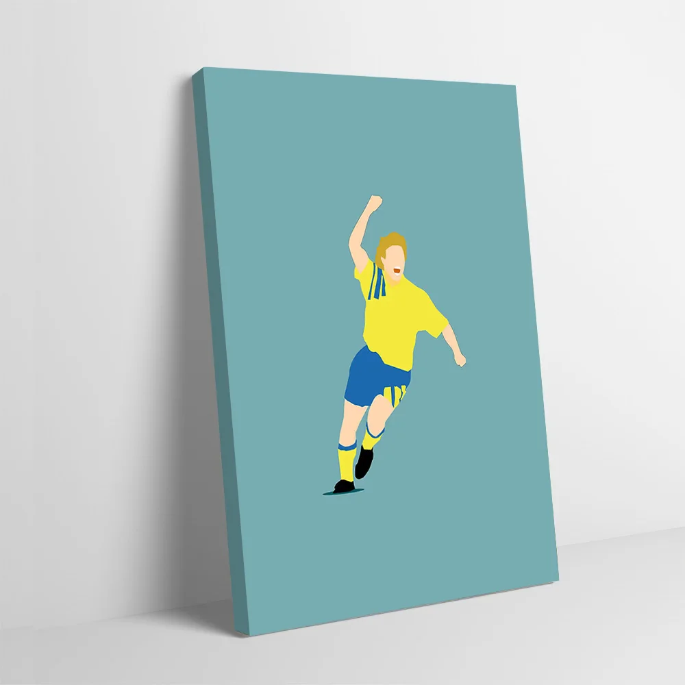 Swedish Legend Tomas Brolin Poster Custom Printed Canvas Painting for Pictures Wall Art Bedroom Decoration Gaming Room Ornaments