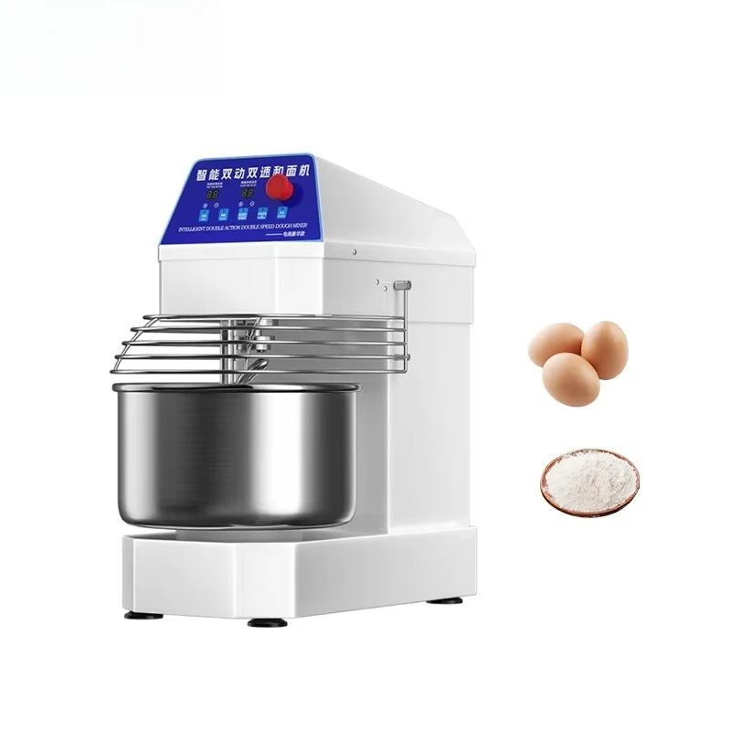 

Portable Tabletop High Level Dough Kneader Machine 7liters Spiral Mixer For Home Commercial Use