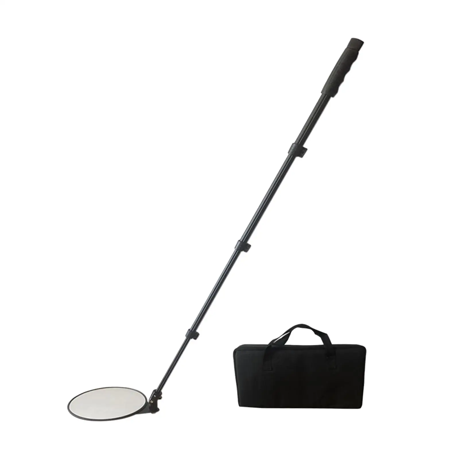 Extendable Handheld Under Vehicle Mirror 180 Degree Adjustable Inspection Tool for Car Undercarriage Security Check Garage Use