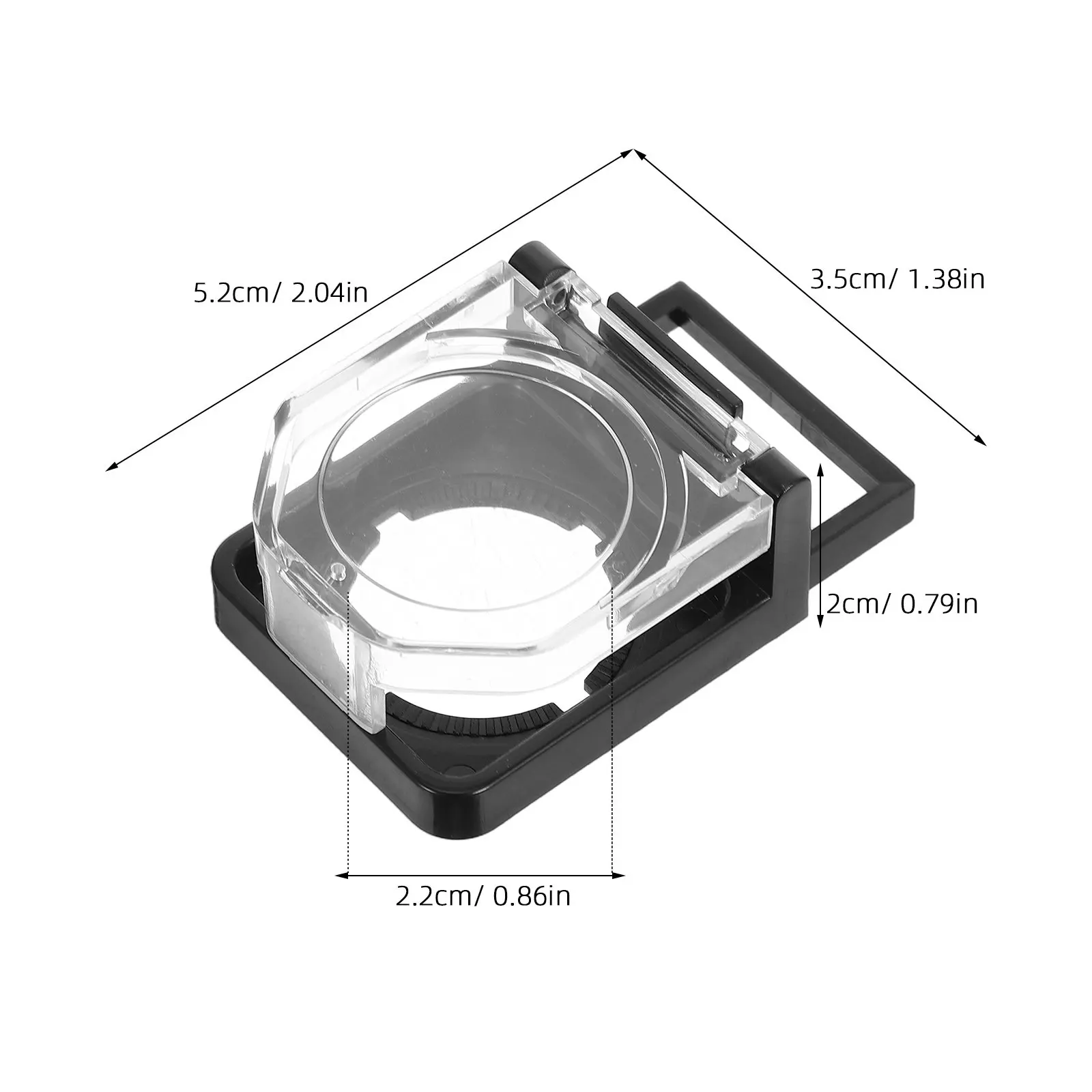 2Pcs Button Protection Cover Push Button Guard 22Mm Transparent Dustproof Waterproof Protective Cap for Switch Computer Pc