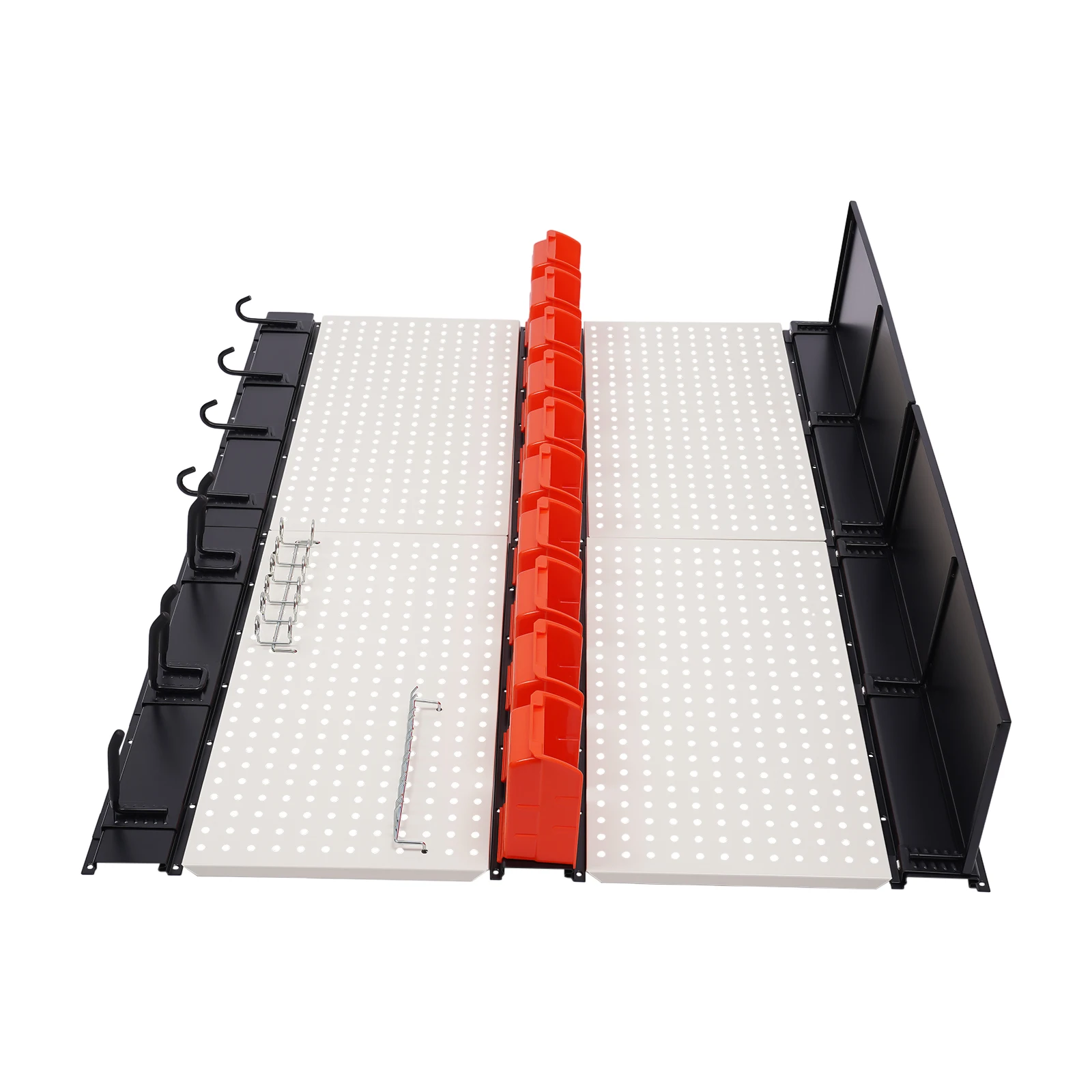 121.92*91.44cm Wall Mounted Tool Storage Rack Overall Load-bearing Capacity About 150kg