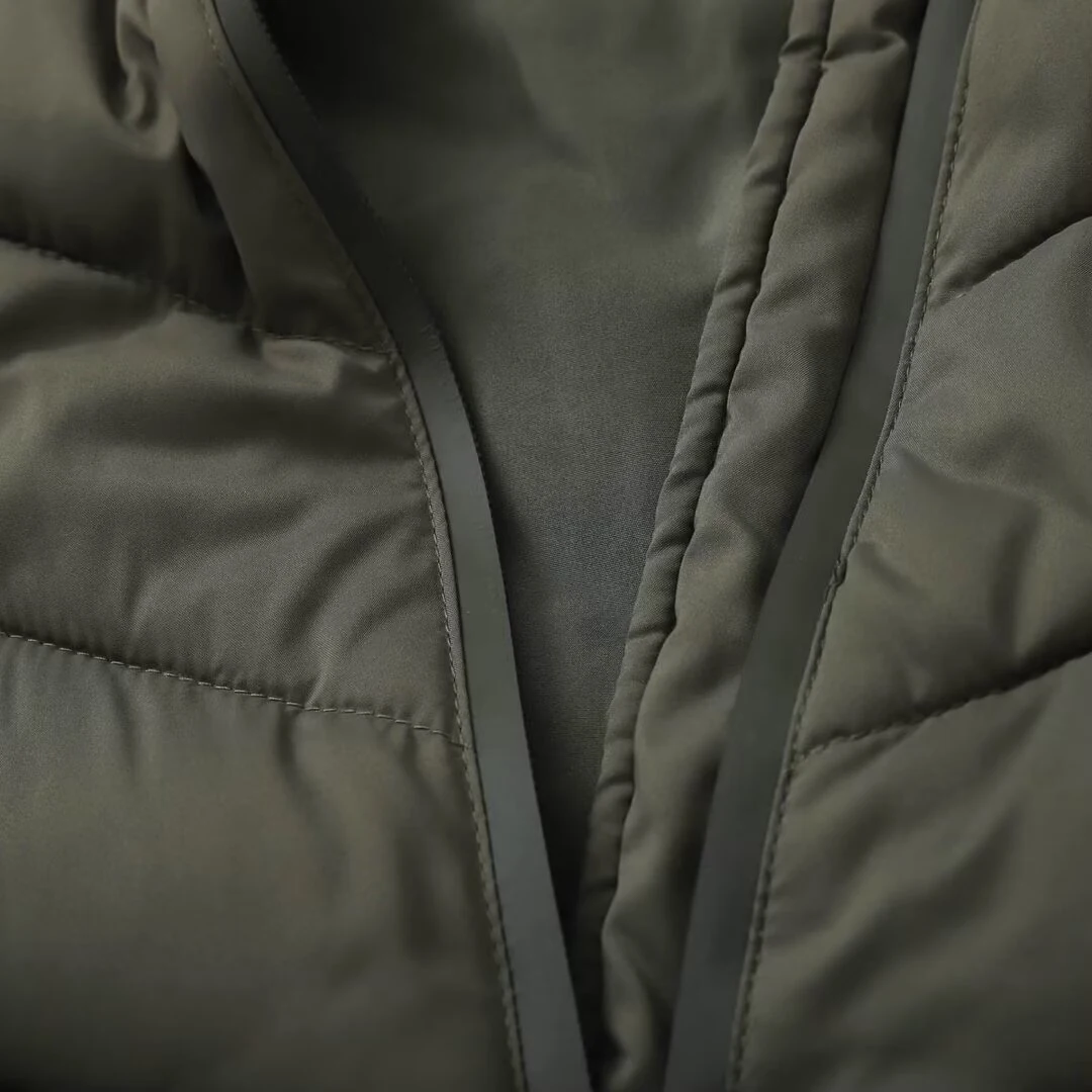 European and American style 2025 winter new women's versatile long sleeved hooded spliced cotton jacket