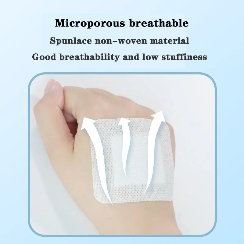 10Pcs Medical Breathable Sterile Dressing Patches Self-Adhesive Non-Woven Emergency Patch Individually Packaged