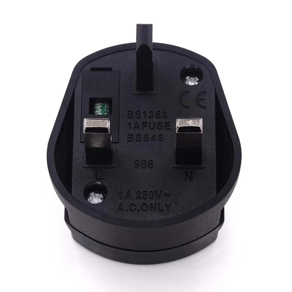 

Electrical Outlets EU Plug Converter 2 Round Pin Socket EU To UK Plug EU to UK Socket Adapter Plug Converter UK Plug Adapter