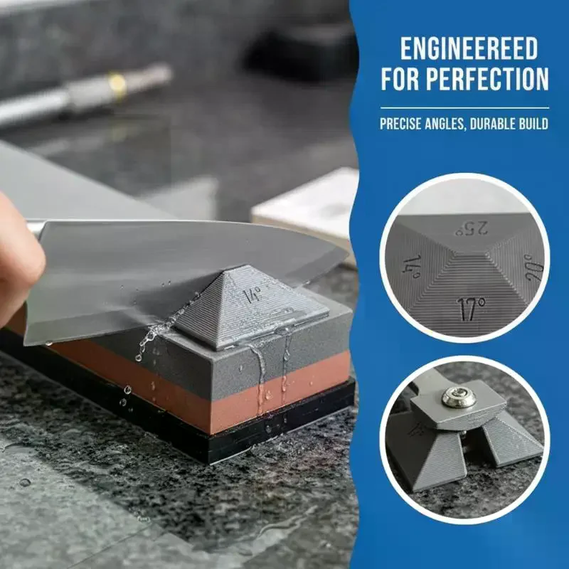 1/2pcs Sharpening Stone Aid Multiple Angle Grinding Angle Guide Rail Non-Slip For Kitchen Home Outdoor