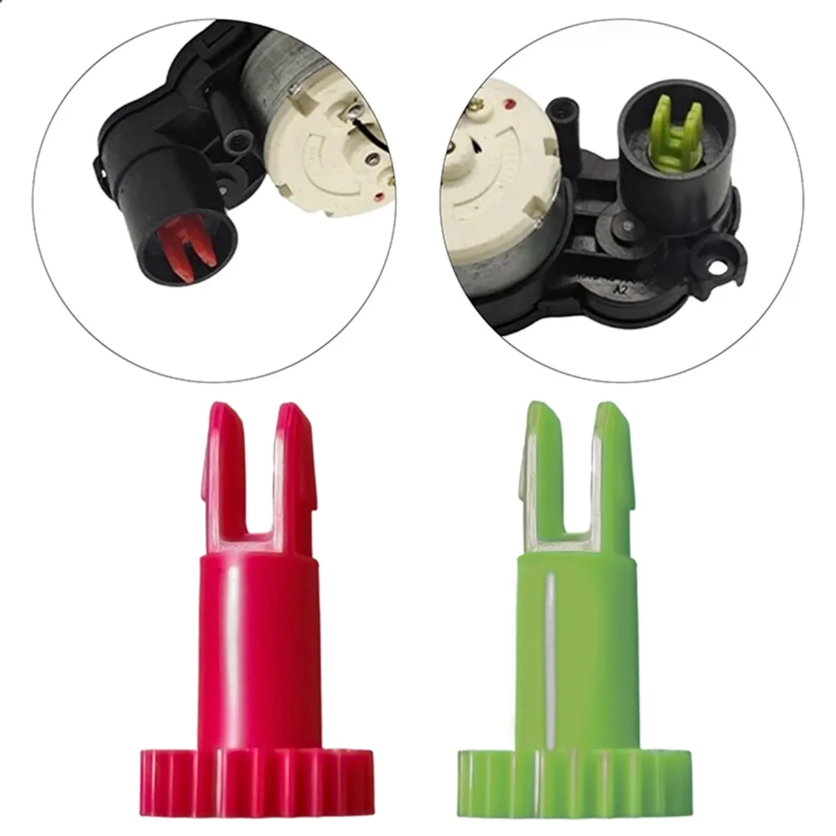 Engranaje de presión del Motor del Cepillo Lateral para ECOVACS DEEBOT OZMO T5 T8 T9 N8 N5 X1 Robot aspirador accesorios repuestos rojo