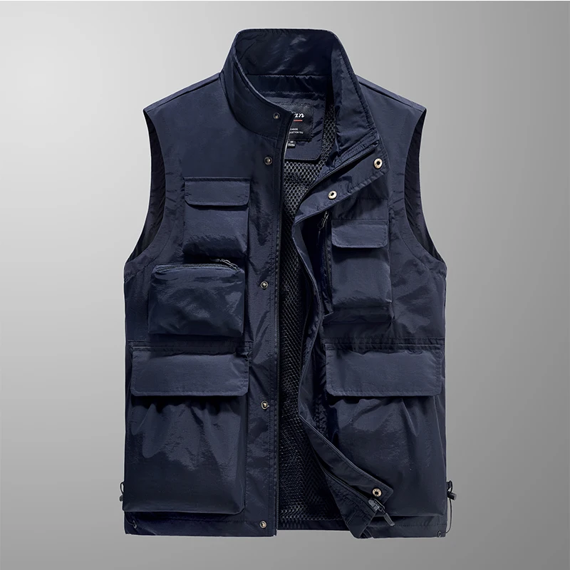 

Men's Clothing Spring Coat Denim Vest Tactical Jackets Fishing Hot Winter Mesh Sleeveless Jacket Summer Coats Man