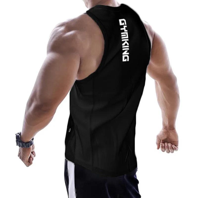 Fitness Clothing  Men Muscle Shirt  Cotton Men Tank Top Workout Bodybuilding Men Sportwear Tank Top Sleeveless Vest