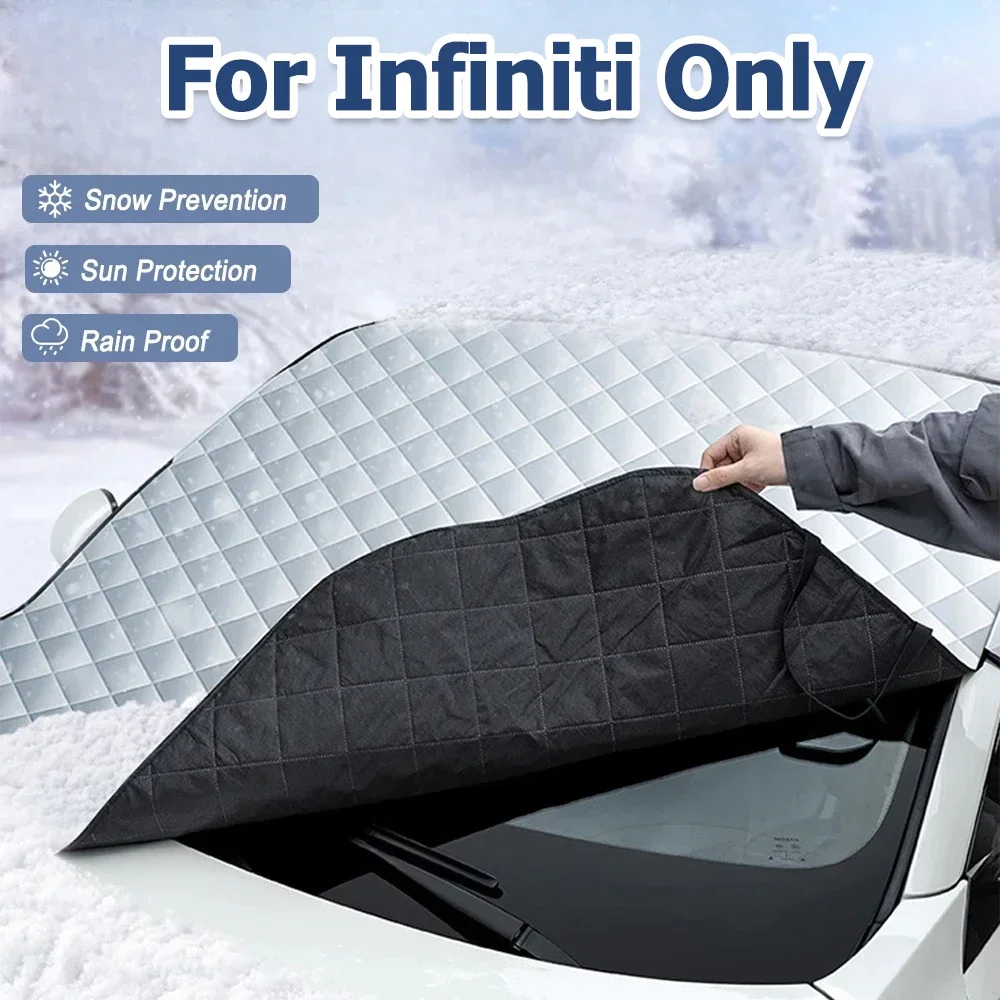 For Infiniti EX35 FX35 G35 I35 Q45 Car Front Windshield Sunshade Prevention Snow Shield Waterproof Cover