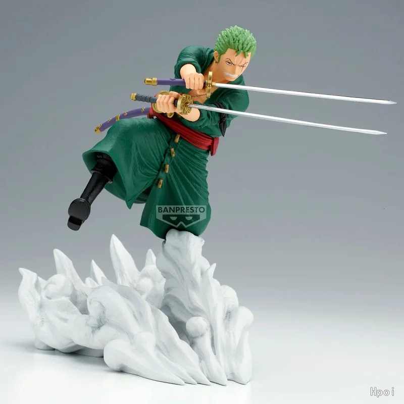 Bandai Originale BANPRESTO Anime One Piece Action Figure Senkou Zekkei Roronoa Zoro S-Hawk Egghead Ver PVC Modello Da Collezione Giocattolo