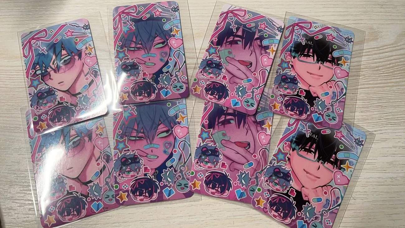 Anime Alien Stage Ivit Ivan Till Soft Luka Student Collection Card Postcard Idol Star Cards Figure Fans Photo Birthday Gift