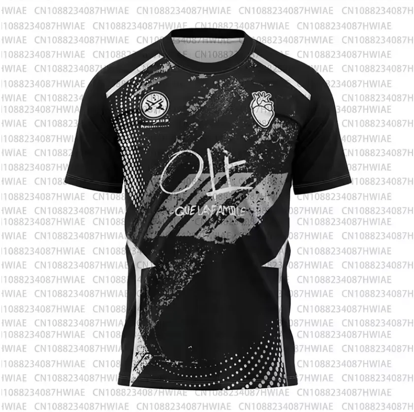 

2025 New QLF Bestseller Limited Edition Fashion Footwear Black Concept Breathing Fast Drying Fashion Men's and Women's Shirt T-s