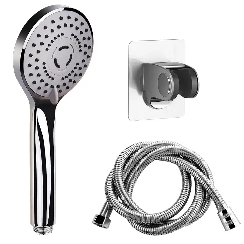 Bathroom Pressurized Hand Shower Package Accessories Shower Nozzle Large Water Output 5 Models Universal Adaptation Save Water