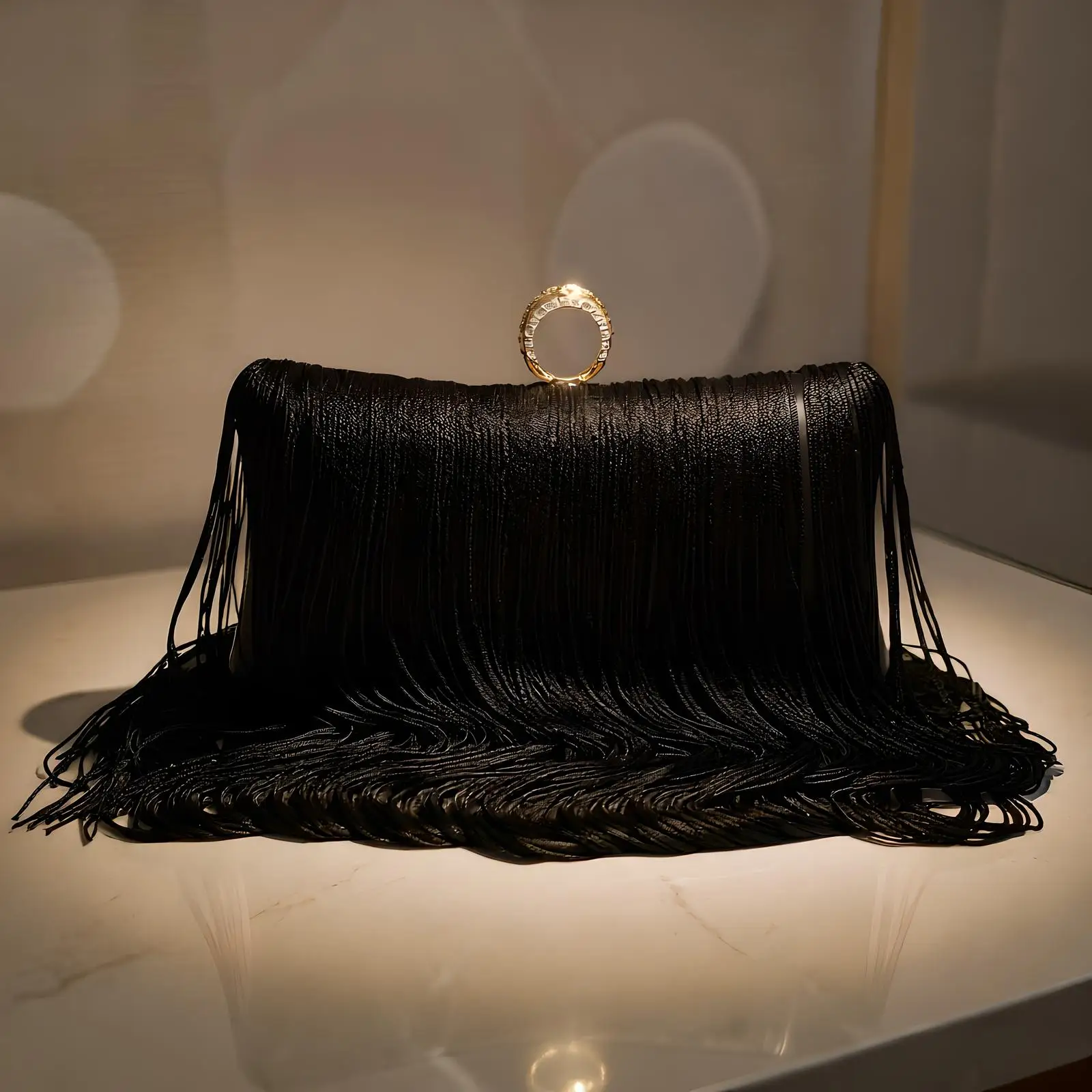 

Роскошная темно-красная вечерняя сумка ручной работы с длинной кисточкой, женская сумка в металлическом каркасе, кошелек-клатч для свадебной вечеринки, кошелек через плечо