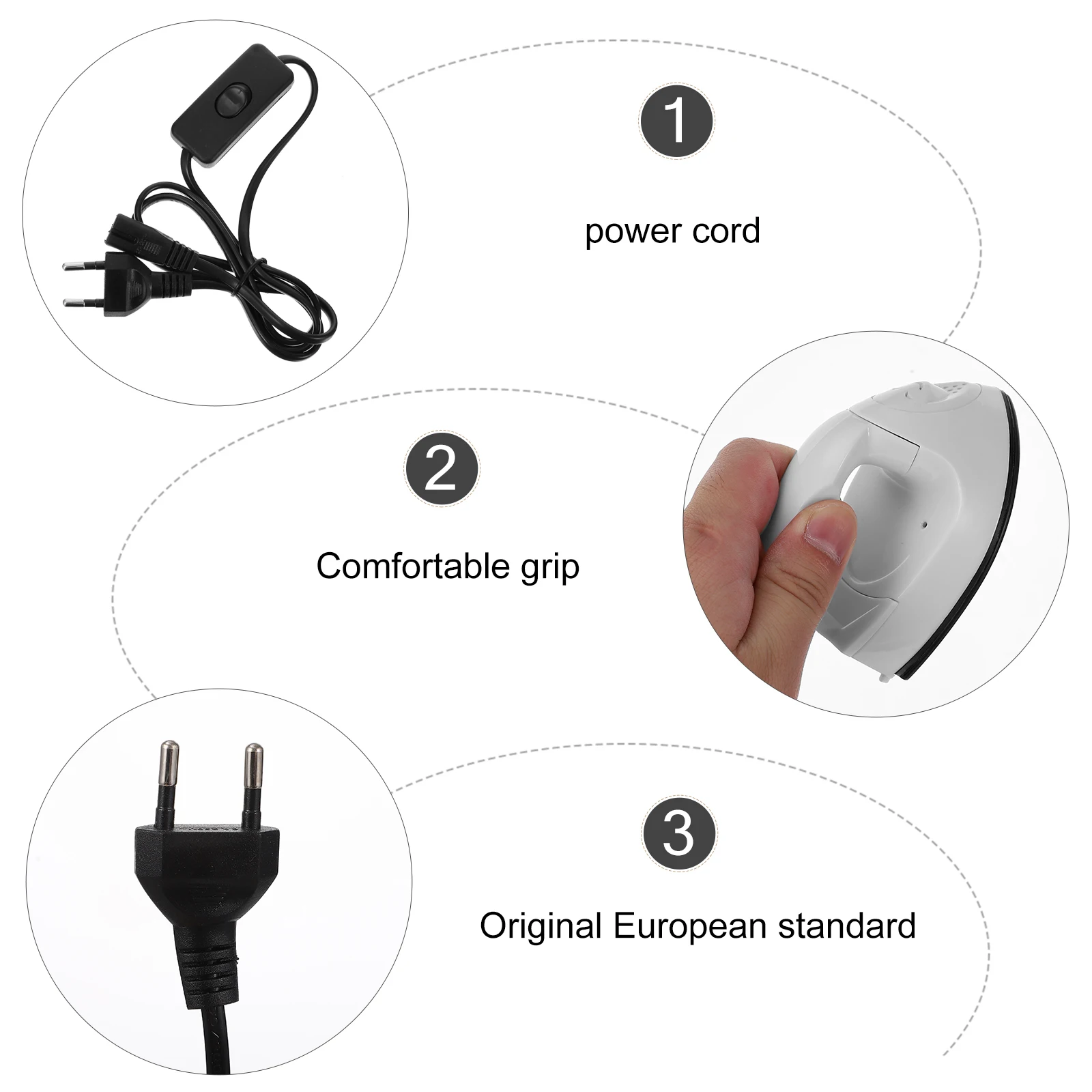 

Mini Iron Heat Press Machine Electric Portable for DIY T-shirt Ceramics Vinyl Projects Oil-Proof Bottom Plate Fast Fabric