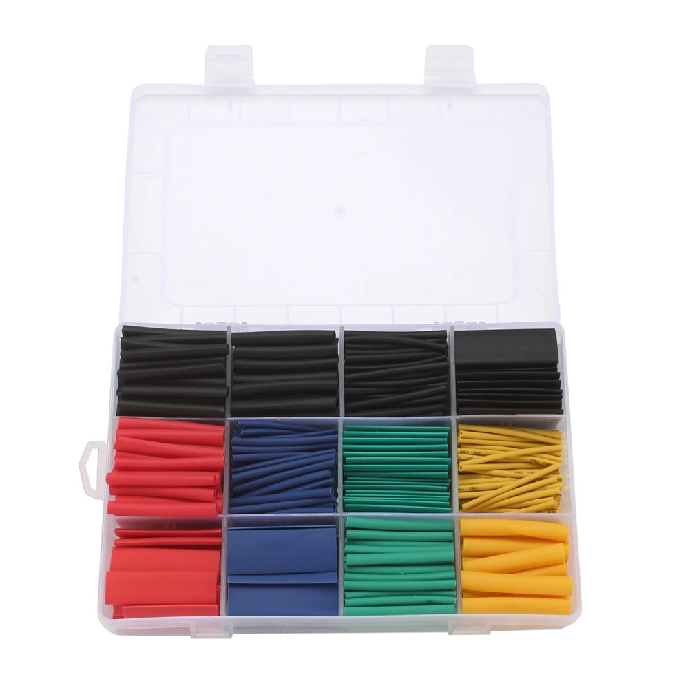 

530pcs Heat Shrink Tubing Professional Electrical Wrap Wire Cable Insulation Shrinkable Tube Safe Long Use