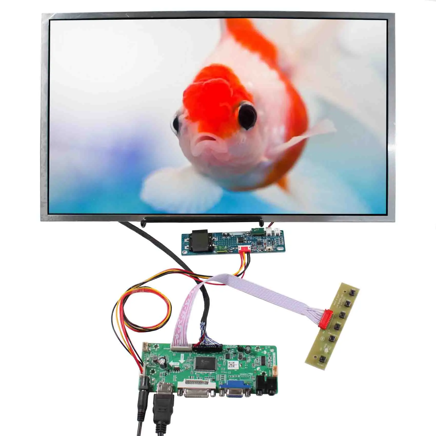 2026 New In stockNew 1000Nit Ips Lcd Display Screen Advertising Player 1920X1080 17.3Inch Outdoor Advertising Lcd Display 17.3