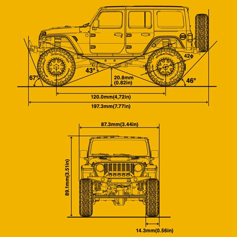 RC รถ Body Shell สําหรับ Kyosho Mini Z Mini-Z 4X4 JEEP Wrangler Rubicon RC Crawler รถอะไหล่อัพเกรด