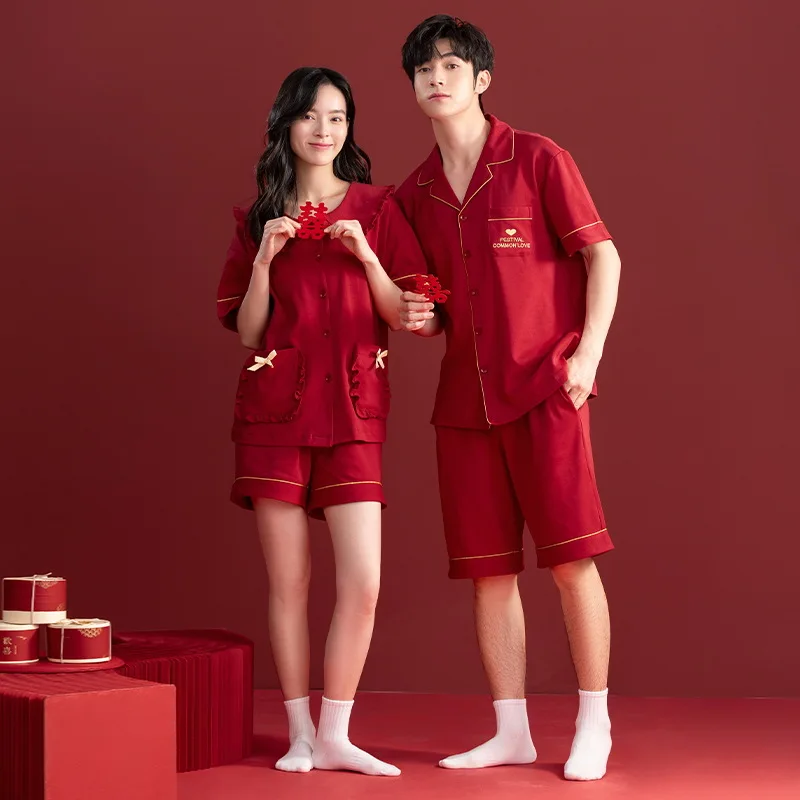 

Pajama Pants Set Couple's Clothing Homewear Summer Thin Elegant Comfortable Casual Simple Breathable Stylish Versatile Loose Fit