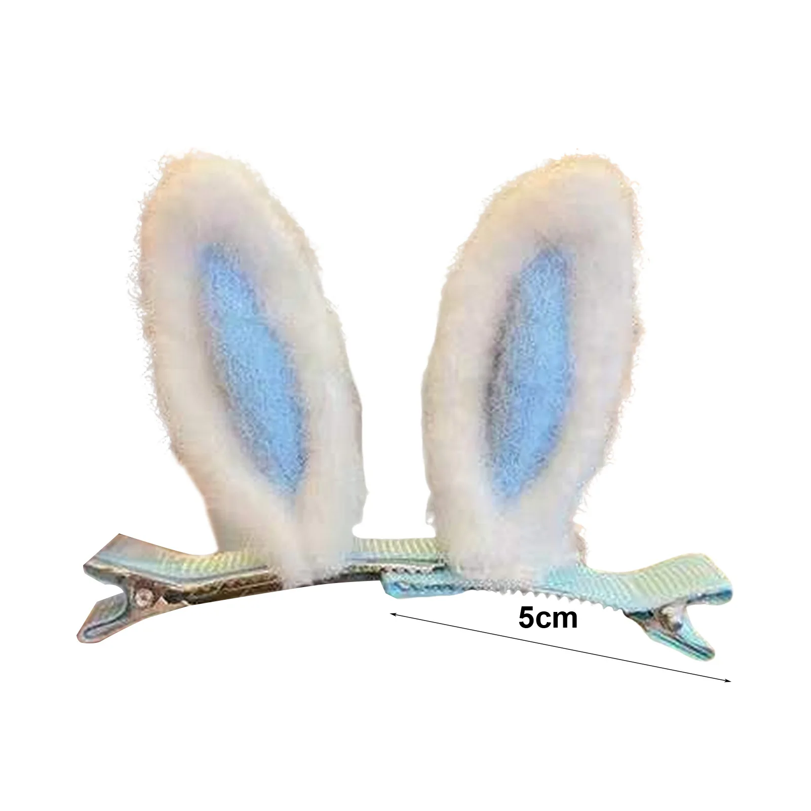 Stylish Rabbit Ear Hairpin Plush Rabbit Ear Hair Clips for Women Girls Bunny Ear Duckbill Barrettes for Photo Props Birthday
