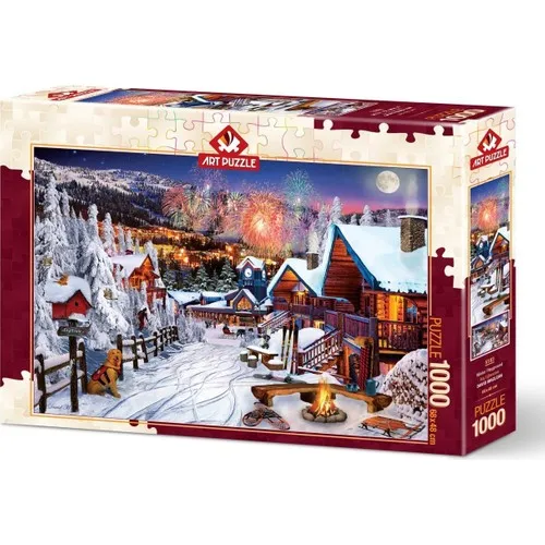 Art Puzzle Winter Entertainment 1000 Piece Jigsaw Puzzle