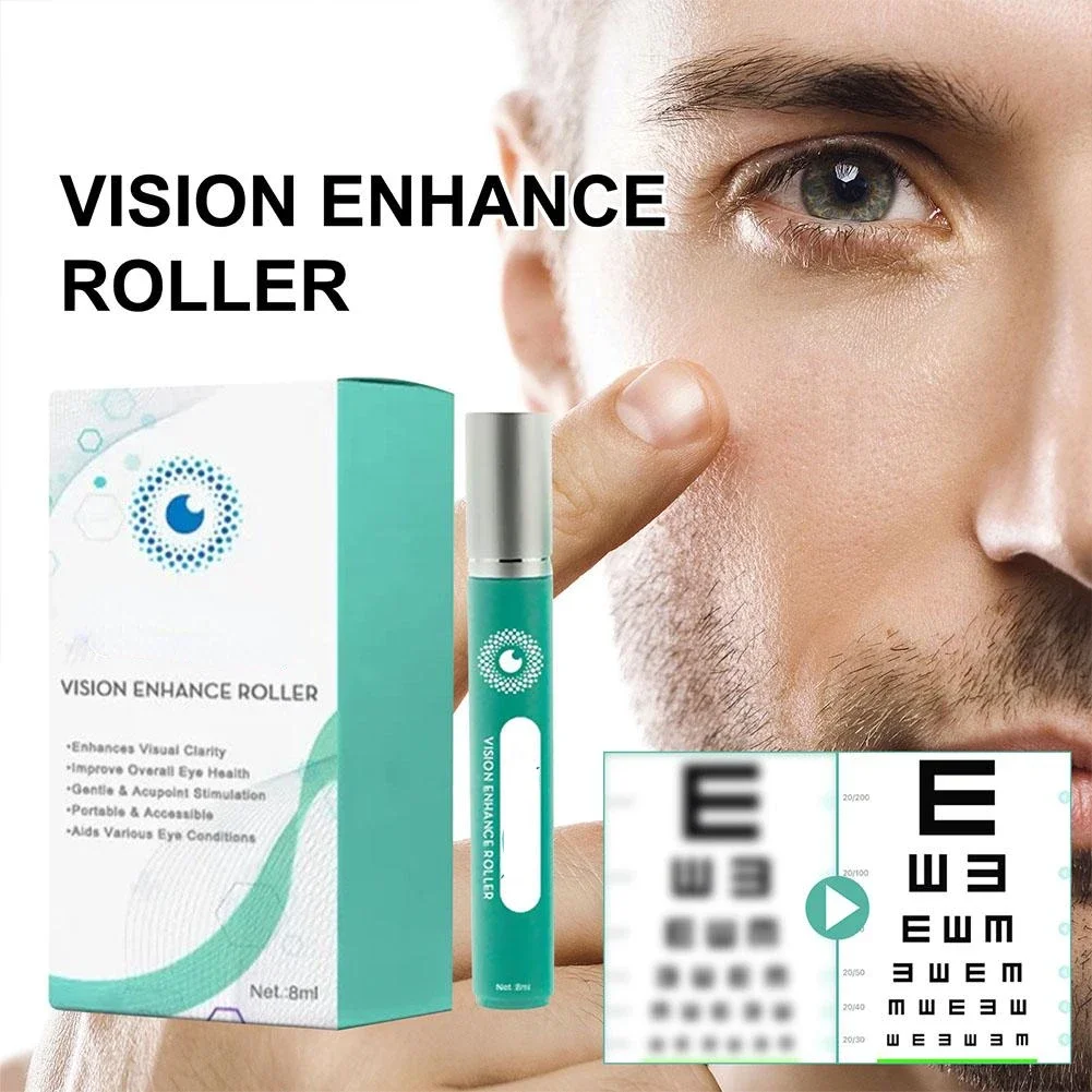 8ml Quickly Restore Vision Treatment Eye Care Patch Vision Enhance Roller Improve Eye Relieve Help Sleeping Focus On Eye Health