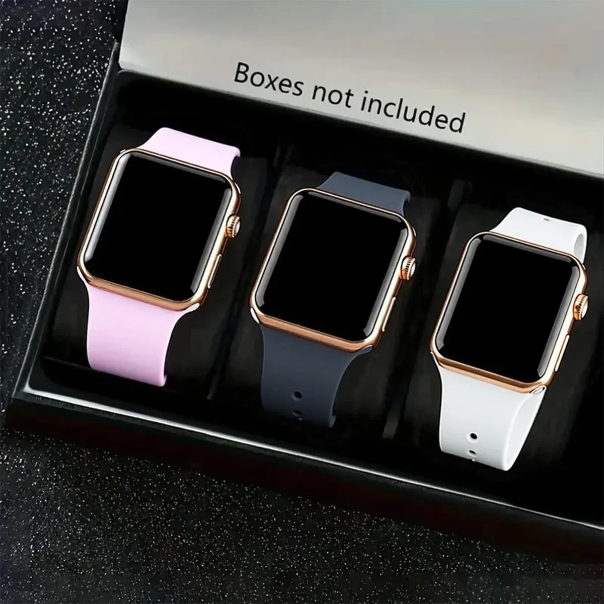 Simple Joker square LED screen ladies digital watch, suitable for daily wear, Thanksgiving, Christmas gifts