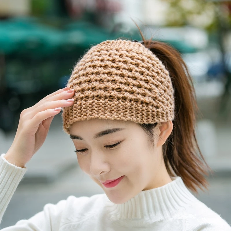 Fashion Women Headband New Winter Warm Turban Soft Knitted Headband Design Elastic Hairbands Headwrap Hair Accessories For Lady