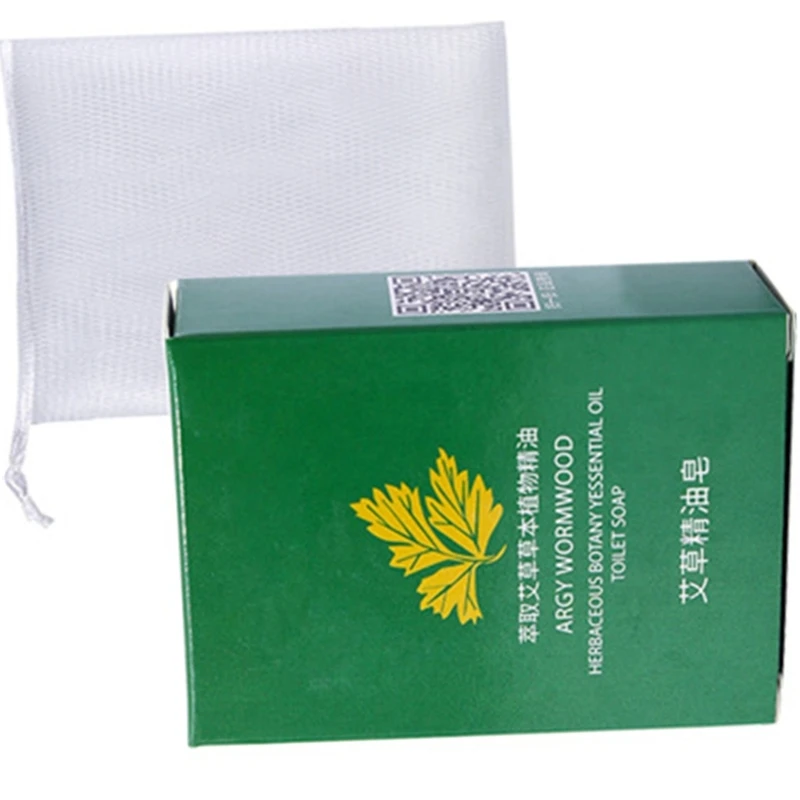 Sapone detergente per corpo con sapone all'olio essenziale artemisia naturale per donna, uomo, regalo 918D