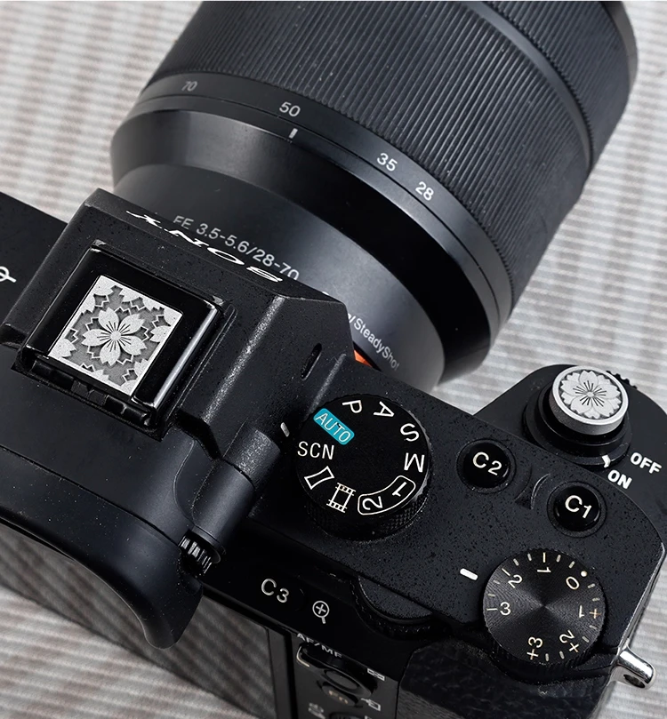 Sony Camera A6400 - Couvre-griffe porte-accessoire pour appareils photo Sony