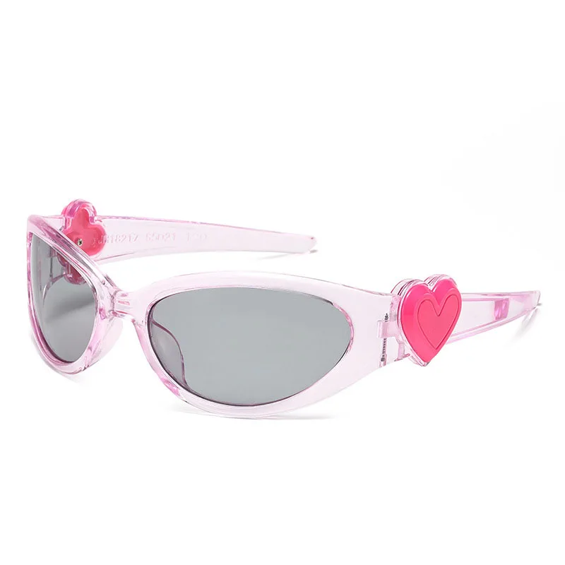 Sweet Style Sunglasses for Women Y2K Stylish UV Protection Outdoor Sun Glasses Korean Stylish Sunglasses Women