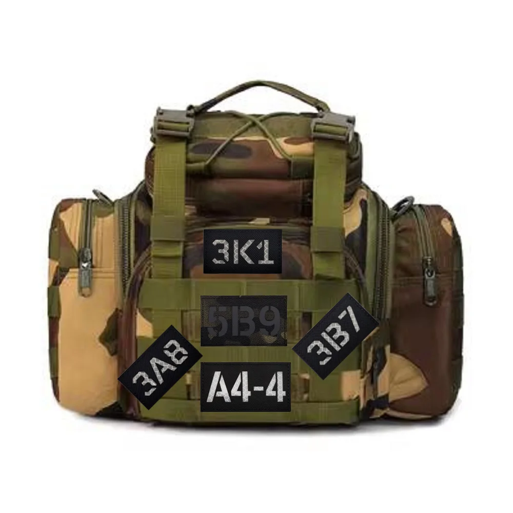 Ir riflettente numero di chiamata Badge A4-1 B1-2 1 b9 2 b9 Camouflage riflettente 3 b2 3 b13k1 Hook Loop Patch zaino Patch per abbigliamento