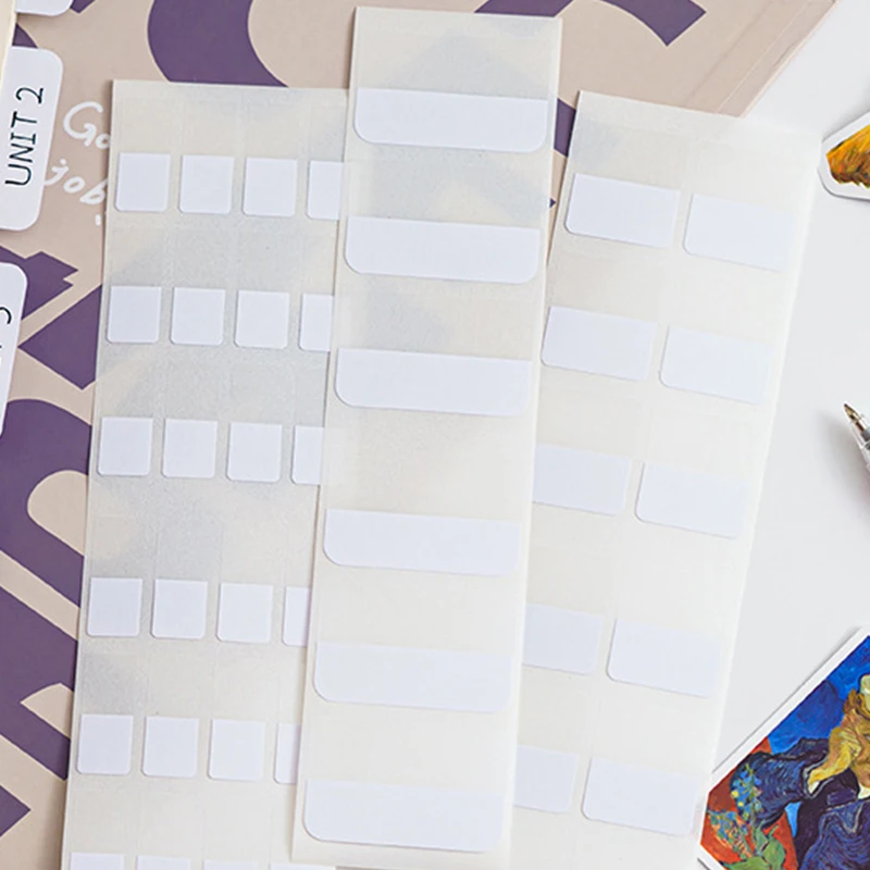 120/240Sheets Creative Index Stickers Category Sticky Note Student Simplicity Label Stickers Stationery Cute School Supplies