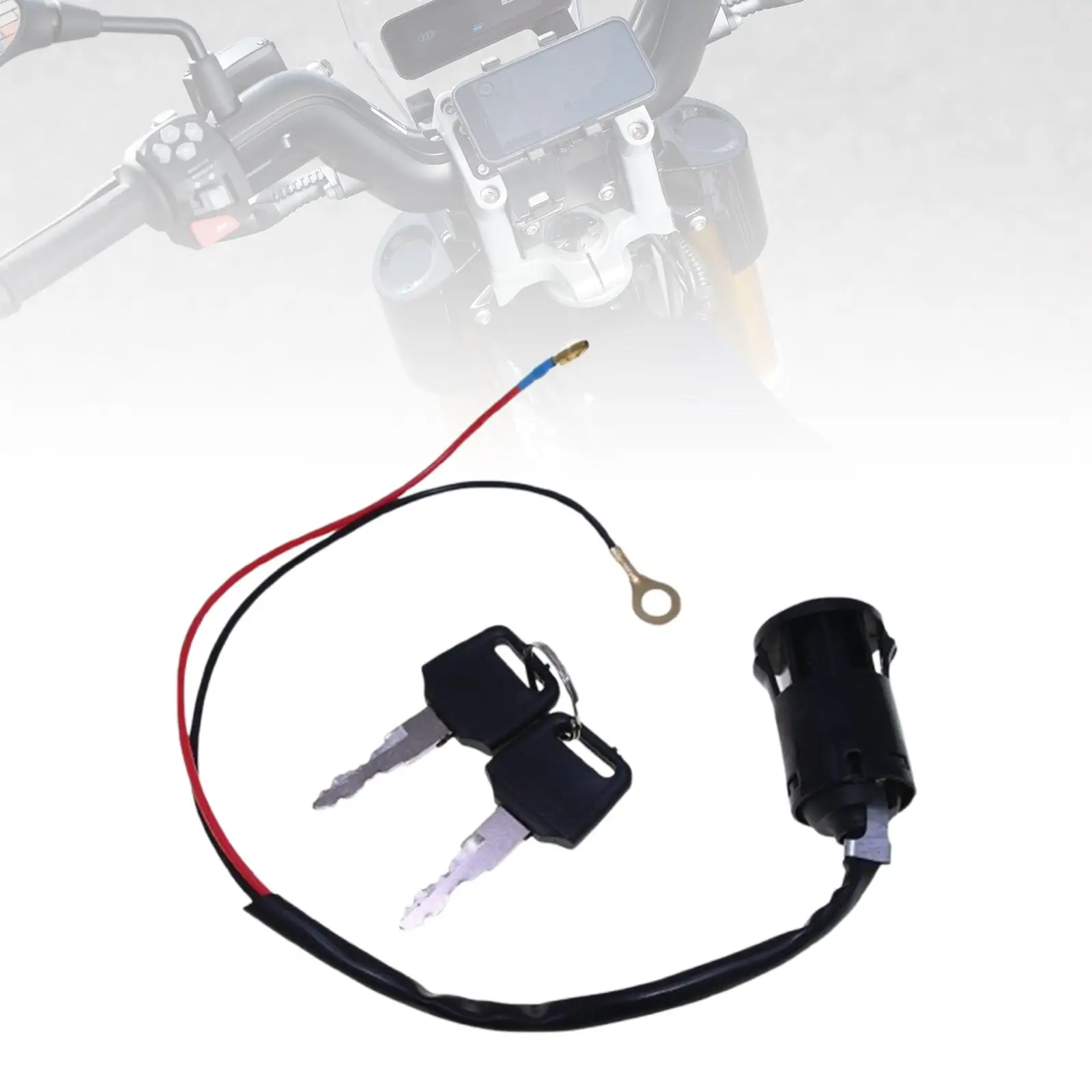 2 Wire Ignition Switch Key Set Replacing for Four Wheel Drive Vehicles