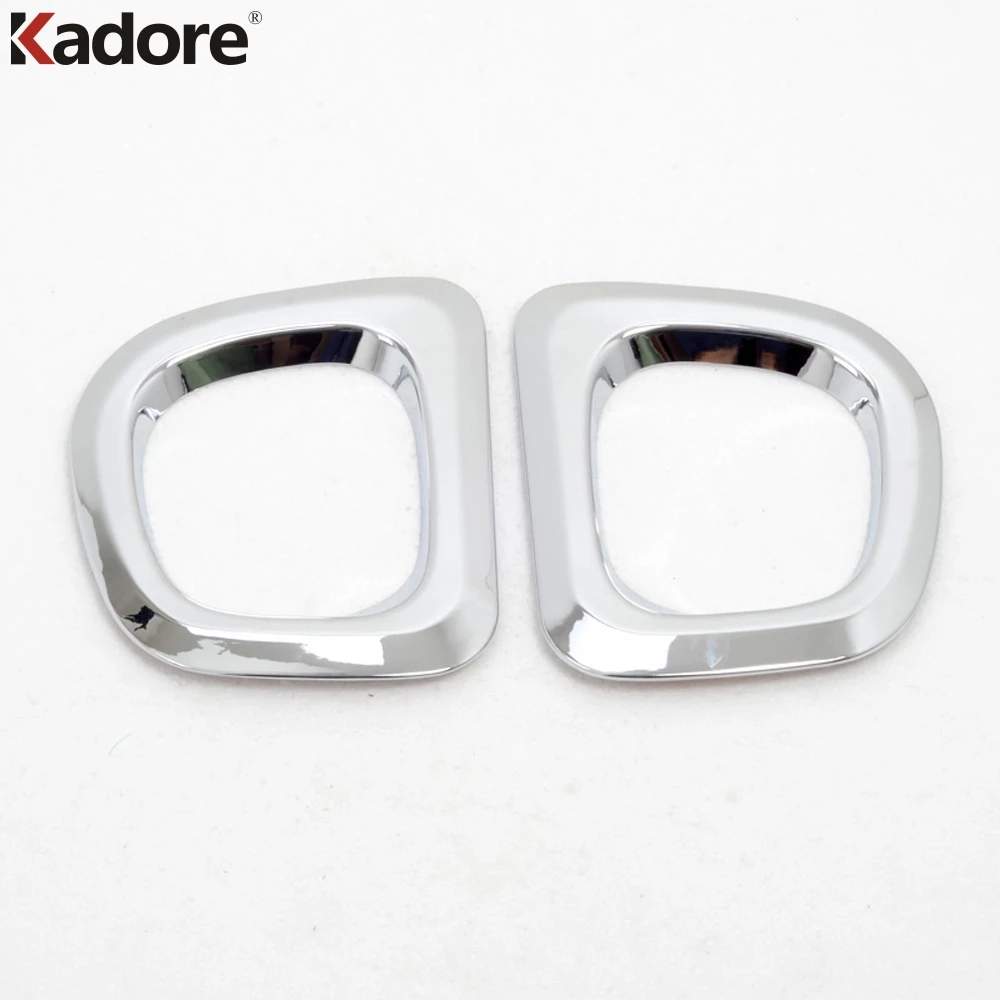 For Nissan X-trail 2007 2008 2009 2010 2011 Chrome Car Front Fog Light Lamp Cover Trim Foglight Bezel Trims Exterior Accessories