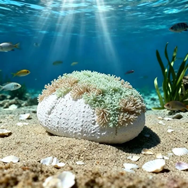 Porous Ceramic Hemisphere Coral Frag Plug High Water Permeable Bacteria Culture Movable Base for SPS Button Coral Reef Aquarium