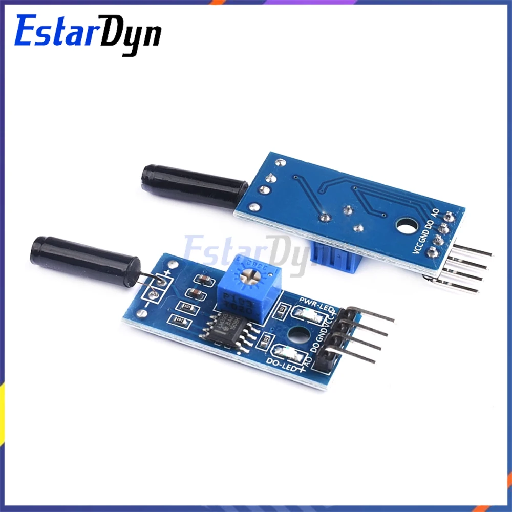 SW-18010P Vibration Sensor Switch Module, Normally Open High Sensitivity 12V for Alarm Car DIY Projects