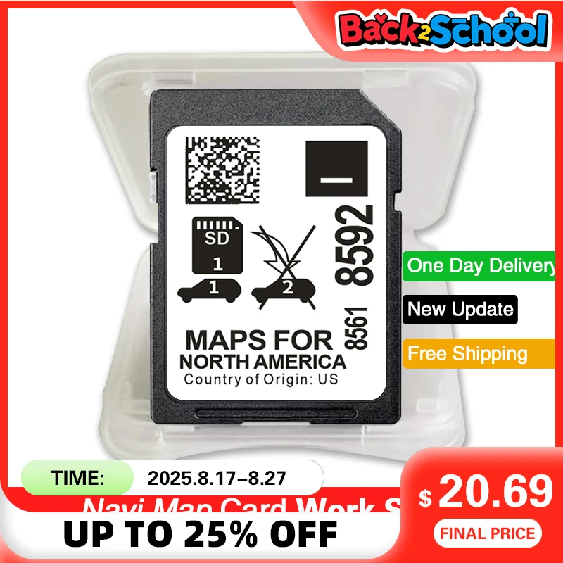 

2023 Sat Nav for Buick Cadillac Chevrolet GMC Navigation New Maps Version SD GPS Card North America GM 8561-8592 Free shipping