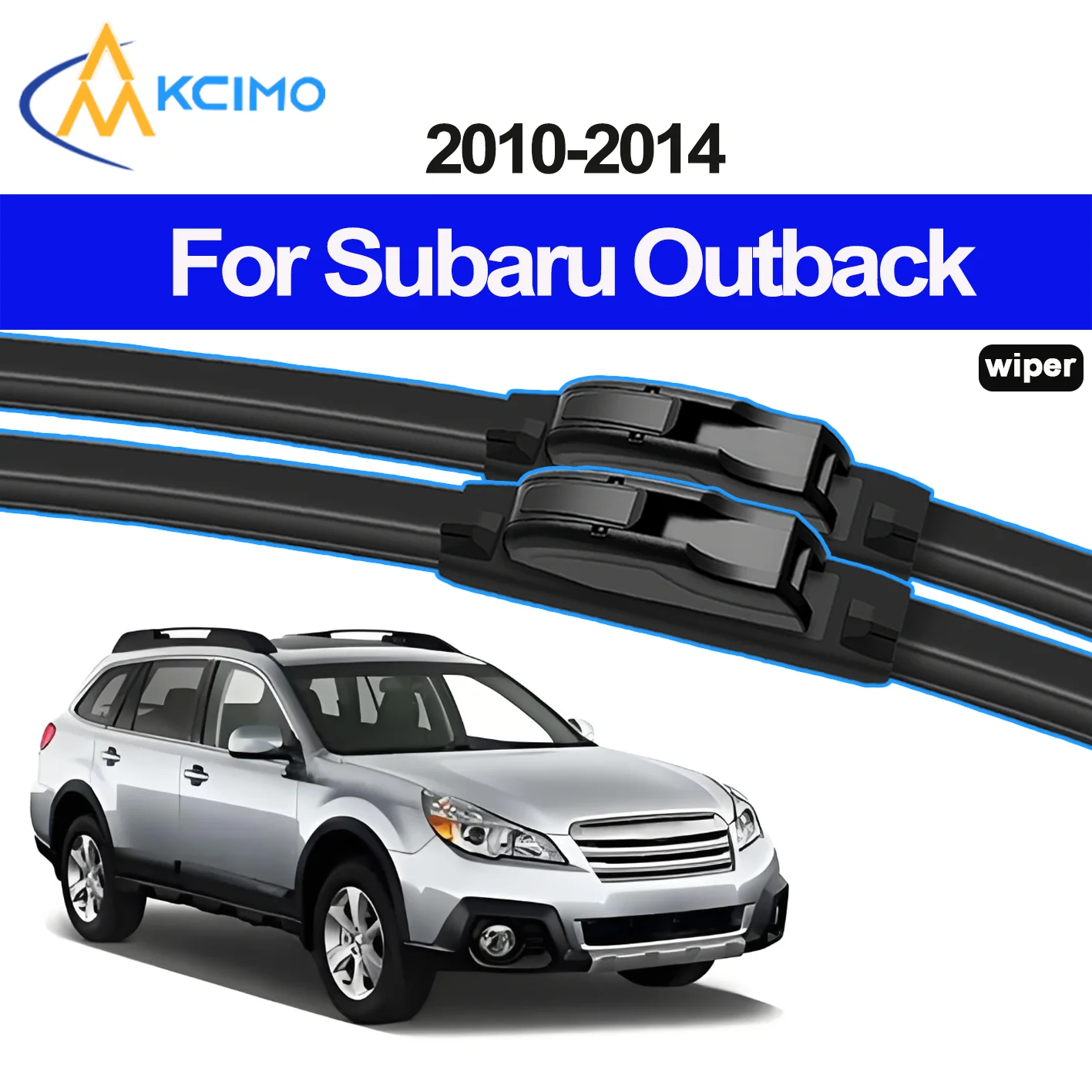 

KCIMO 2PCS New Front Windshield Wiper Blade for Subaru Outback BR/BM 2010-2014 Front Windshield Auto Wipers Blade Accessories