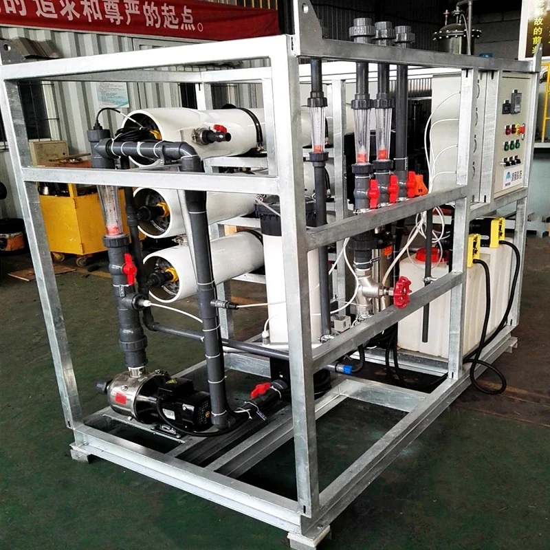 Water Treatment Equipment Groundwater Well Water Reverse Osmosis Machinery RO Filter Mineral Water Making Machine