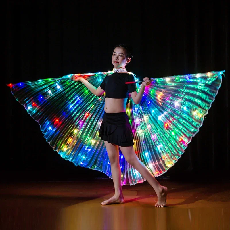 Belly Dance Props Children's LED Glow Dance Butterfly Wings