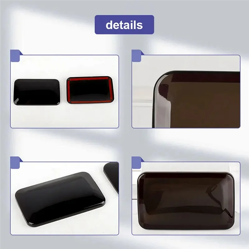 

Unusual Smoked Front Fog Light Cover Decoration Trim Protection For Ford F150 2015-2020 Exterior Accessories