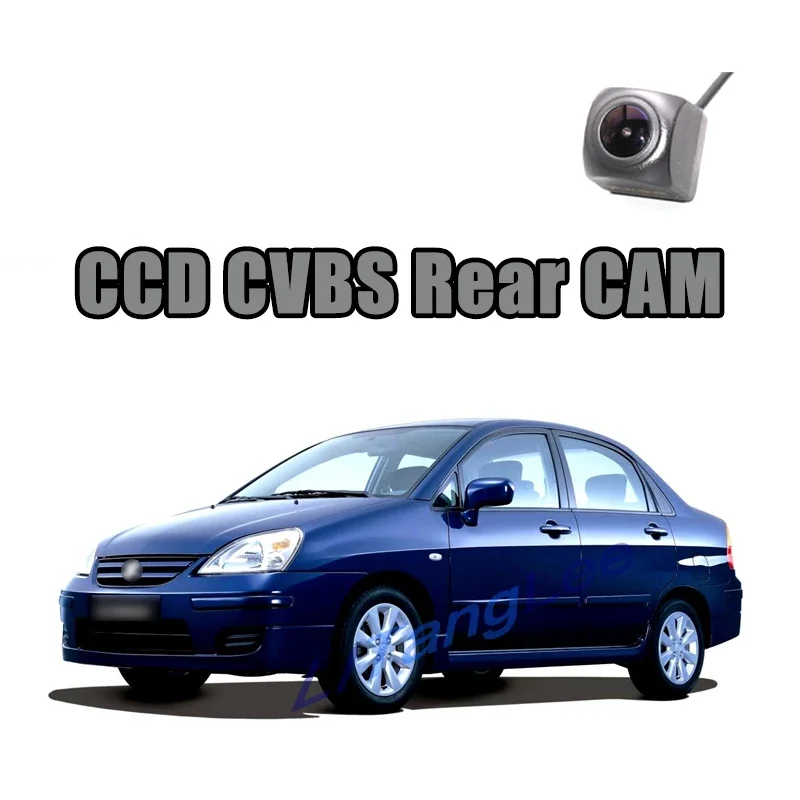 For Suzuki Aerio Hatchback 2001~2022 Car Rear View Camera CCD CVBS 720P Pickup Night Vision WaterPoof Parking Backup CAM