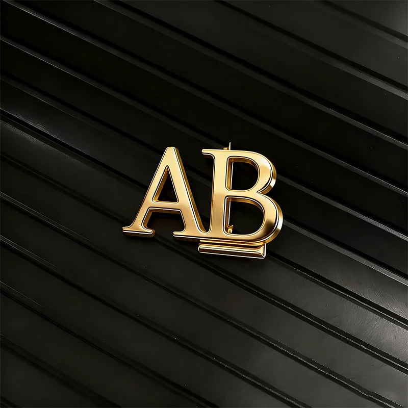 Stainless Steel Custom Pin personalizados Customized Your Logo Letters Broches Chest Nails Pins for Bag Backpack Collar Lapel